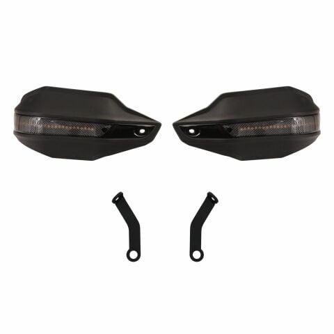 GP Kompozit CF Moto 250 CL-X 2022-2026 Uyumlu Led Sinyalli Elcik Koruma Siyah