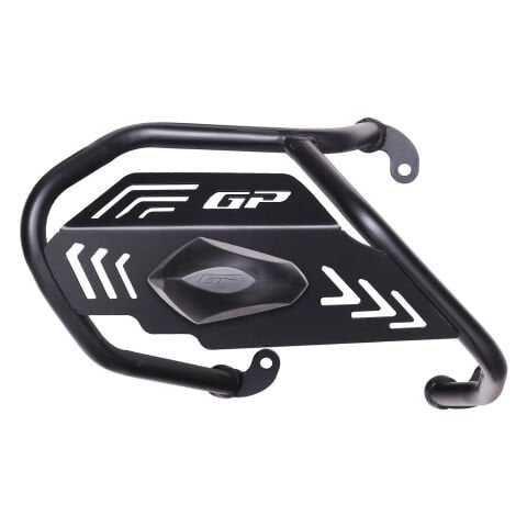 GP Kompozit Honda ADV 350 2025-2026 Uyumlu Kapaklı Egzoz Koruma Demiri Siyah