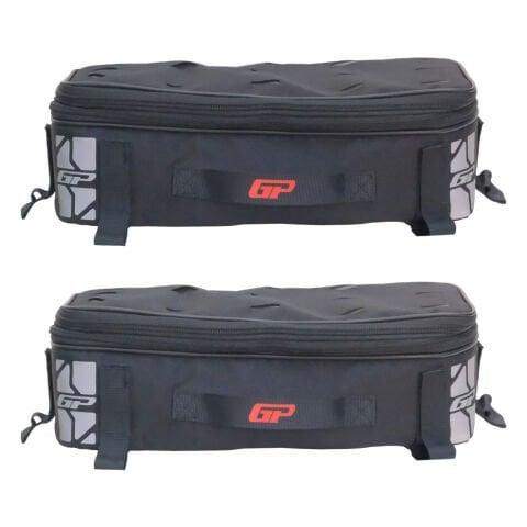 GP Kompozit KMSC06 Universal Motosiklet Yan Çanta Üstü Kumaş Çanta Siyah